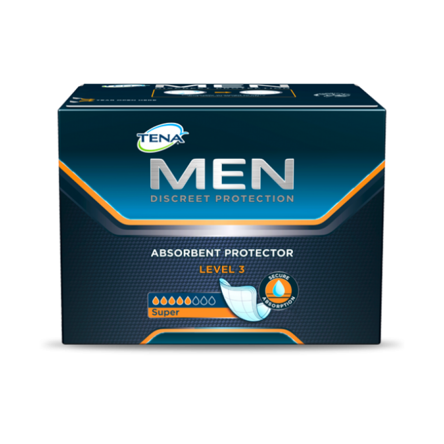 TENA Men Assorbenti Maschili per perdite urinarie Livello 3 8 Pezzi