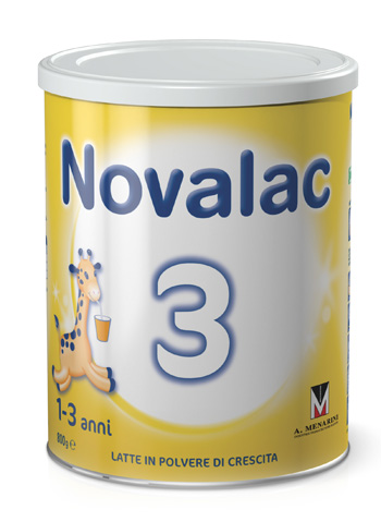 Novalac 3 Latte In Polvere Di Crescita Per Bambini da 1 a 3 Anni 800 g