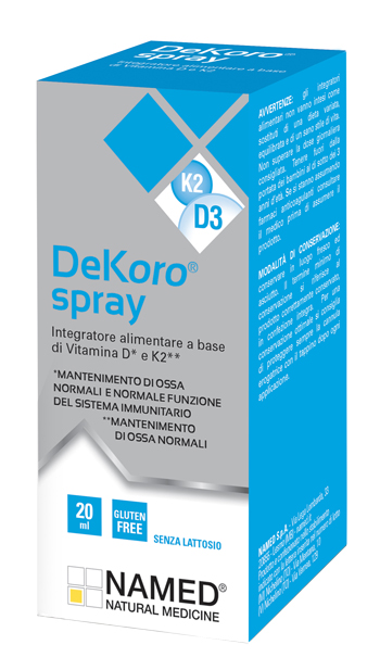Dekoro Spray + Integratore di Vitamina D e K2 20 ml