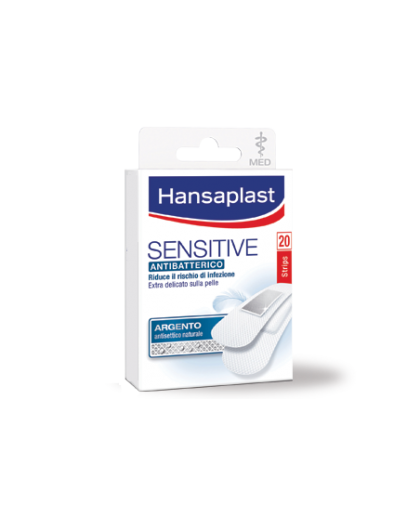 Hansaplast Sensitive Cerotto Antibatterico 20 Strisce Assorbenti