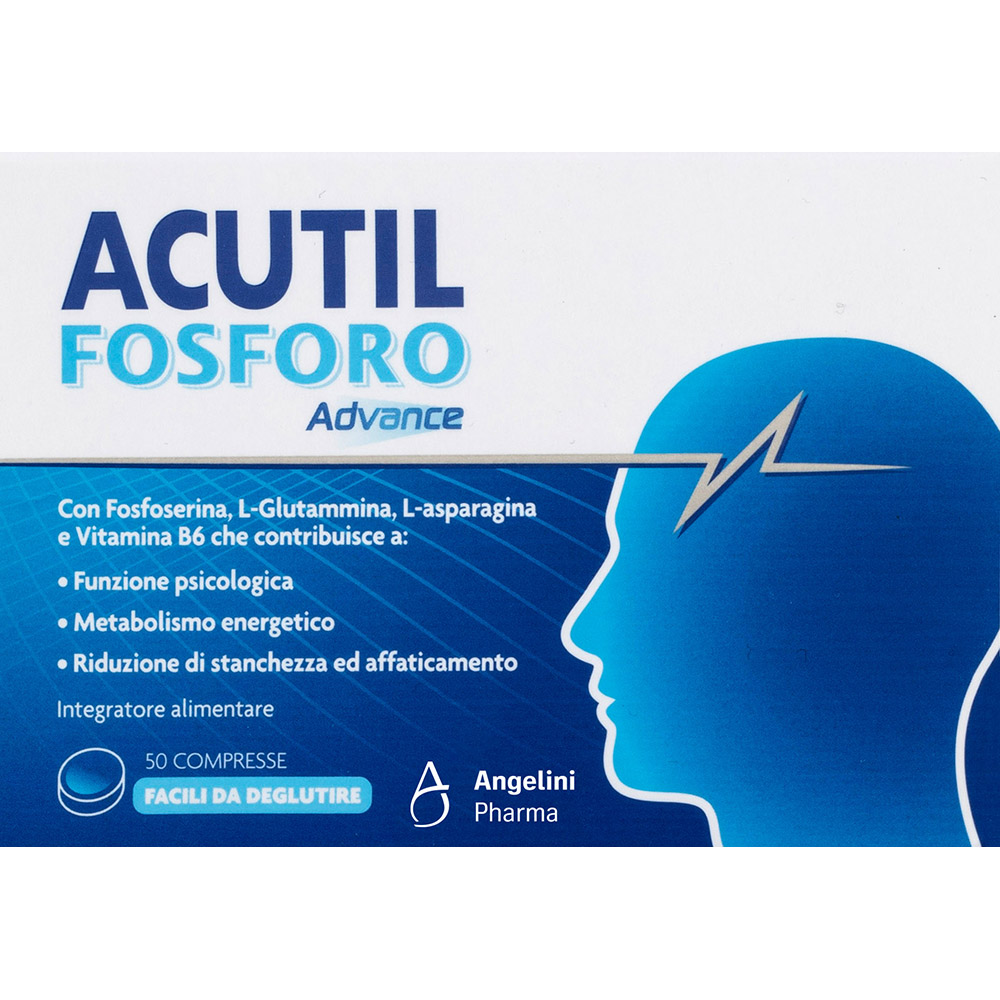 Acutil Fosforo Advance 50 Compresse - Integratore Per Memoria E Concentrazione