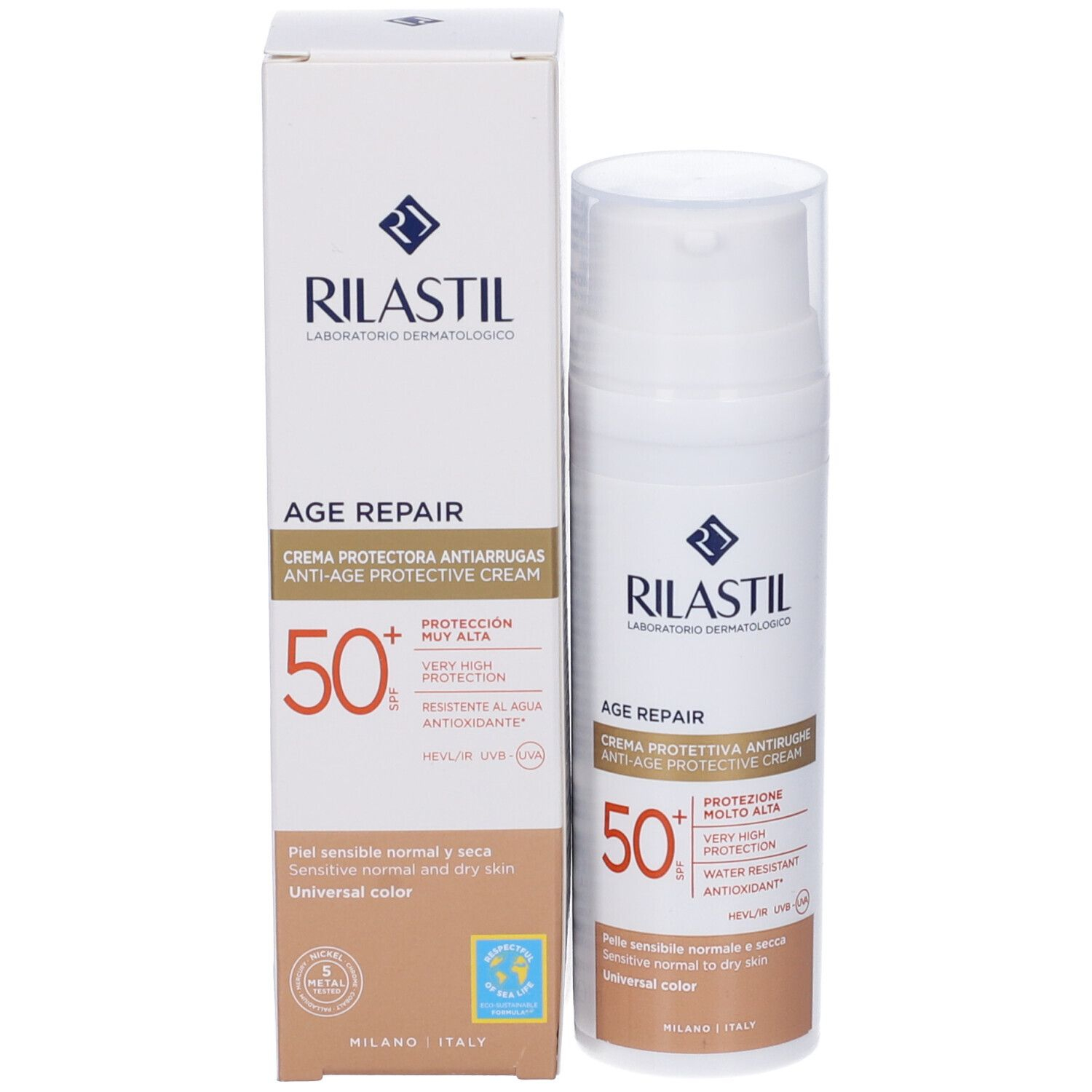 Rilastil Sun Spf50+ Age Repair Color