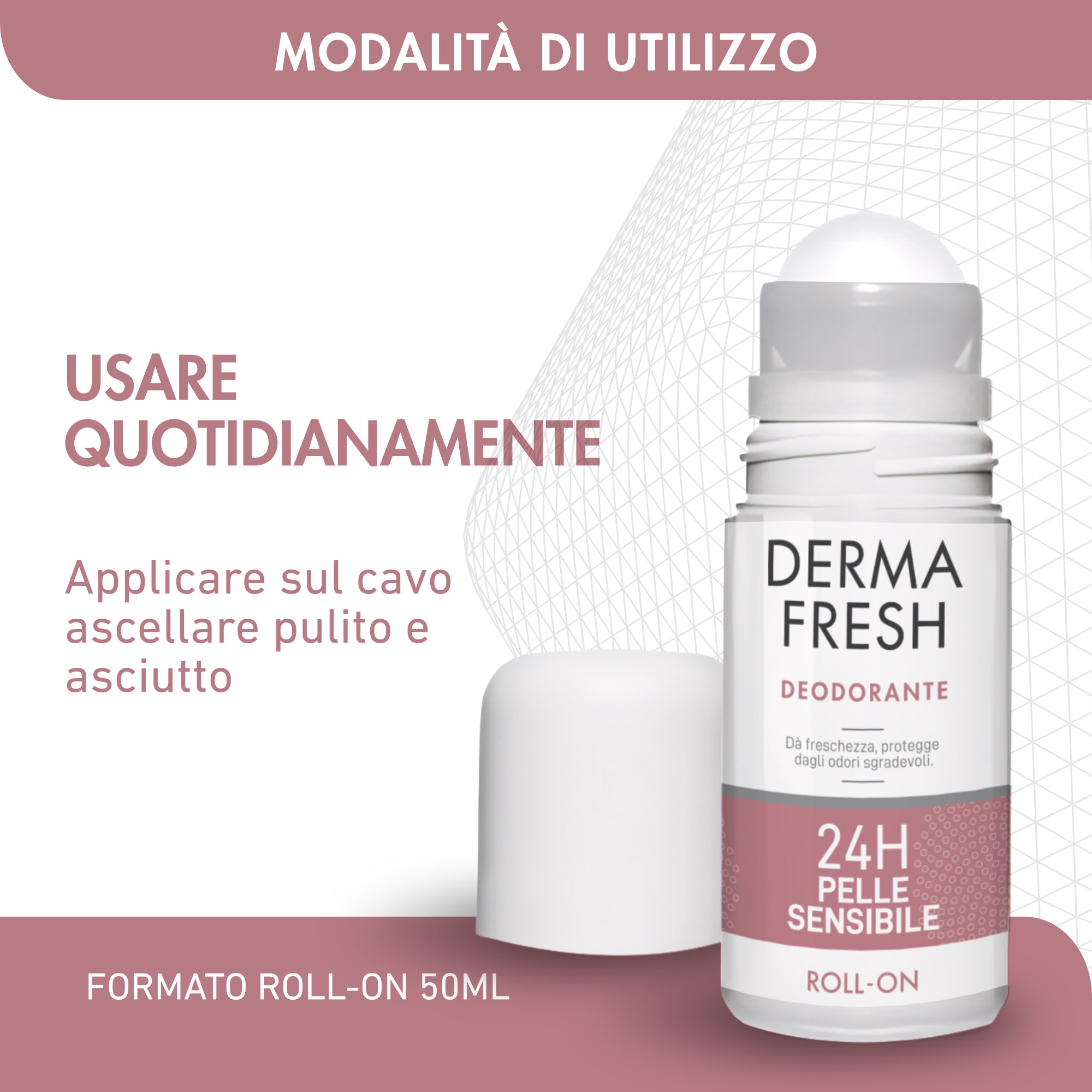 DERMAFRESH 24H P/SENS ROLL50ML
