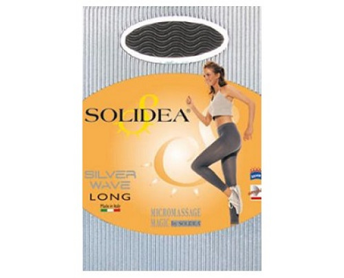 Solidea Silver Wave Long Fuseau Micromassaggiante Anticellulite Colore Nero Taglia M
