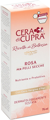 Cera di Cupra Rosa Pelle Secca Crema Nutriente Protettiva Tubo 75 ml