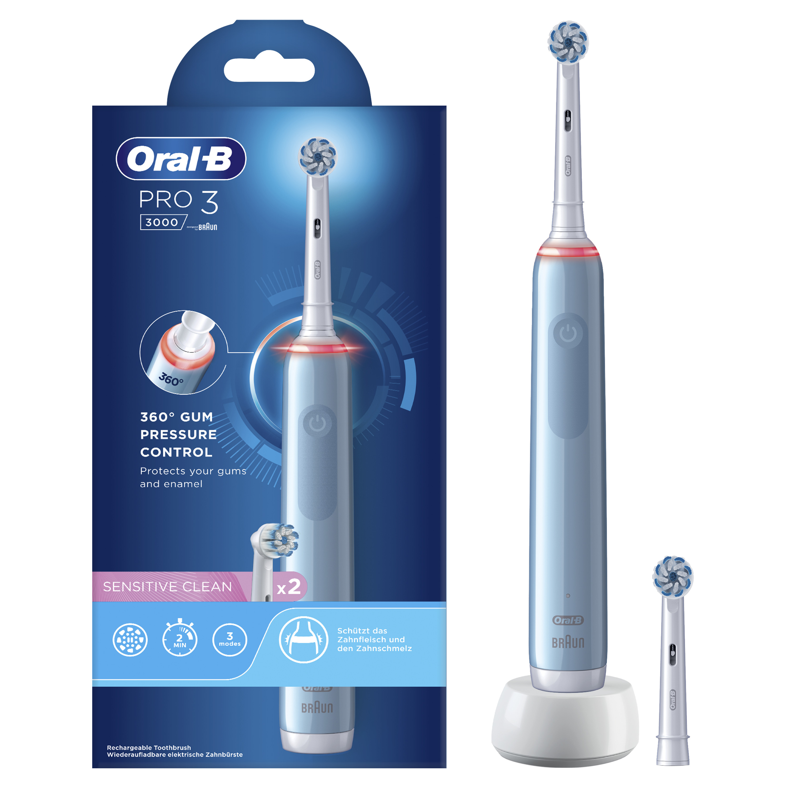 ORALB PRO3 BLUE SENSITIVE