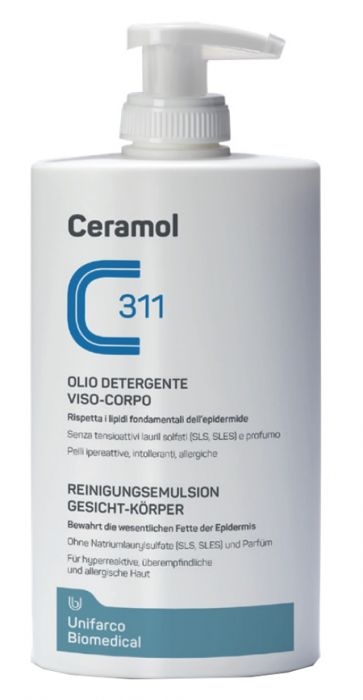 Ceramol 311 Olio Detergente Viso e Corpo - 400 mL