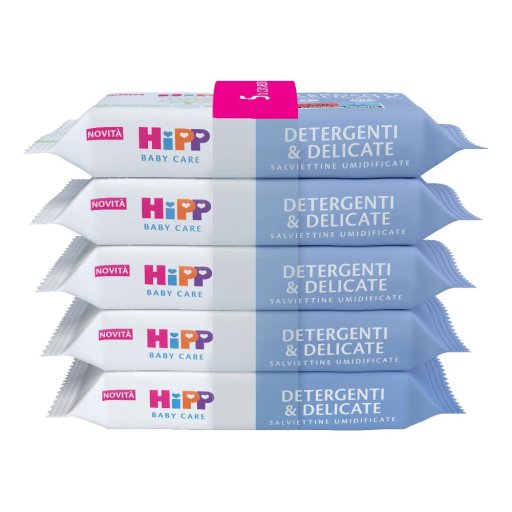 HIPP SALVIETTINE DET&DEL 5X48P
