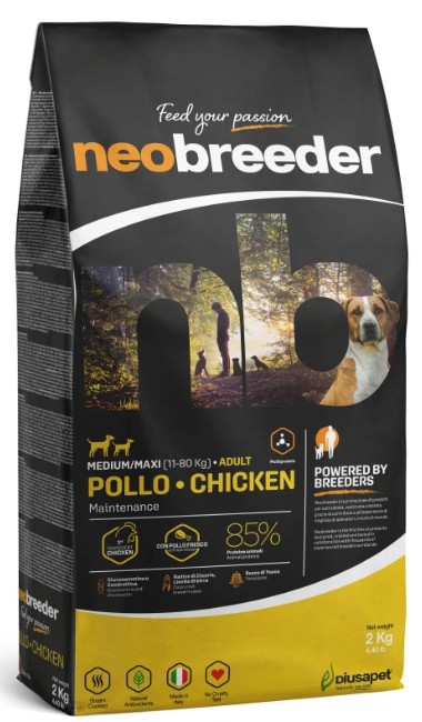 NEOBREEDER DOG ADULT CHICKEN MEDIUM MAXI KG 2 - P10235