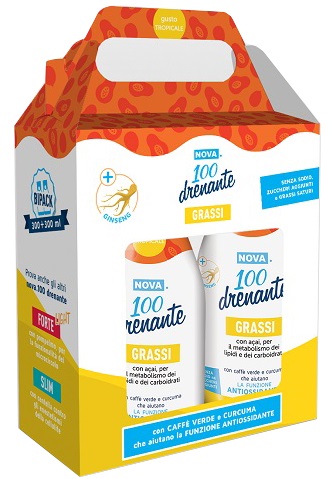 Nova Argentia Nova 100 Integratore Drenante Grassi 2x300ml