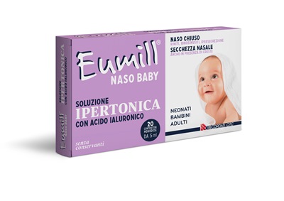 Eumill Naso Baby Soluzione Ipertonica Con Acido Ialuronico 20 Flaconcini