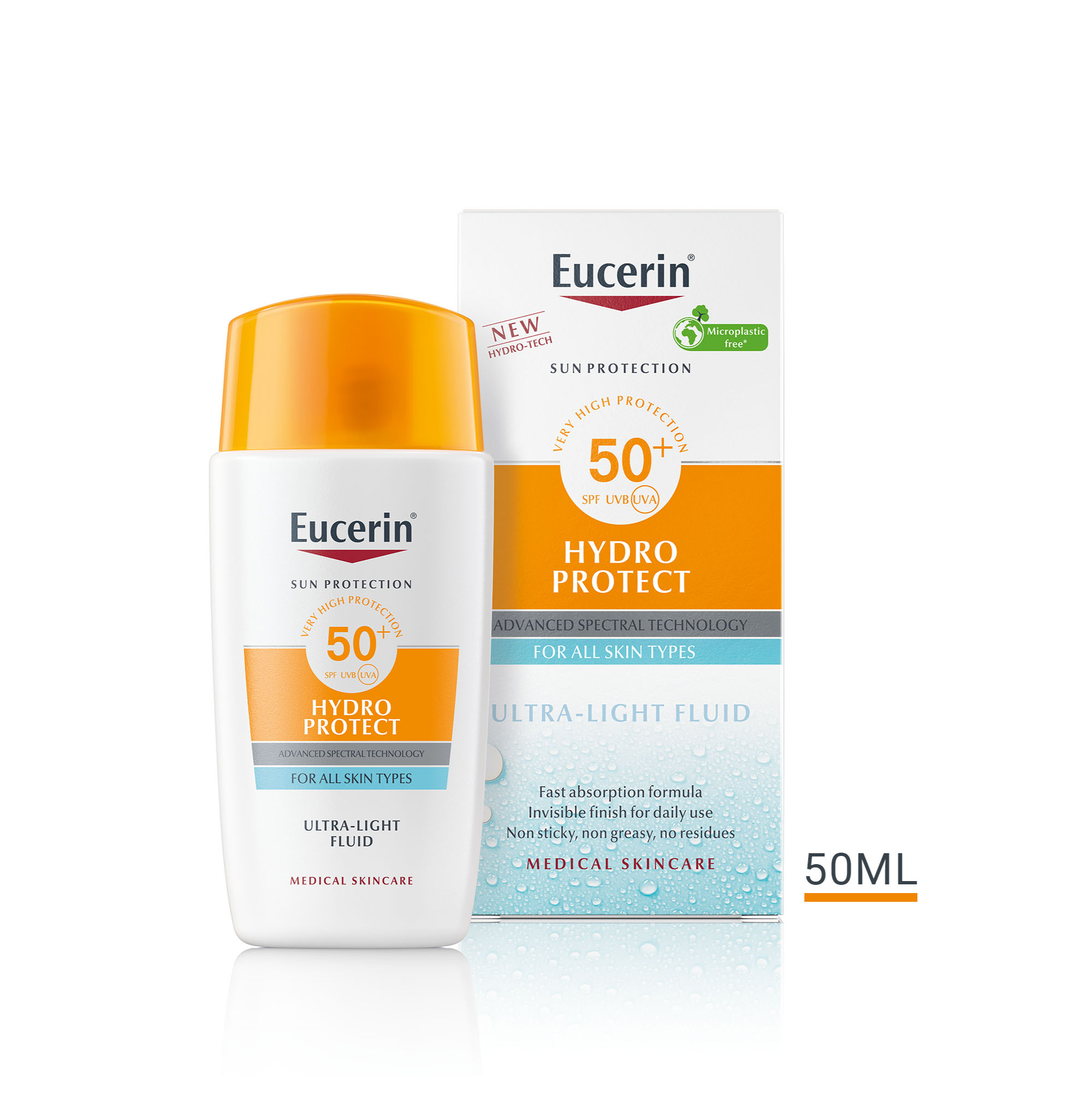 Eucerin Sun Face Hydro Protect Fluido Viso SPF 50+ 50ml