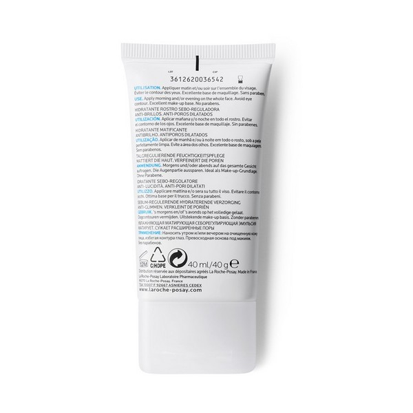 La Roche-Posay Effaclar Mat Crema Seboregolatore per pelle mista, grassa o a tendenza acneica 40 ml