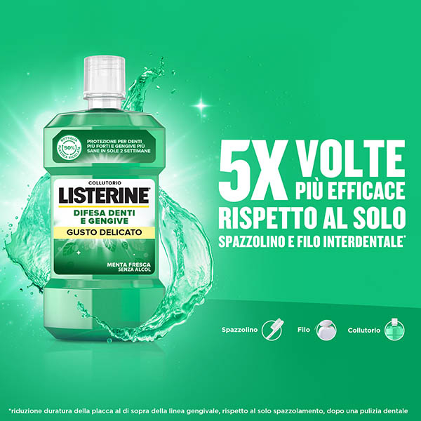 LISTERINE DENTI&amp;GENGIVE 2X500ML