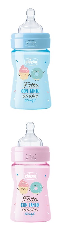 Chicco Biberon Benessere Mr Wonderful Silicone 150 ml