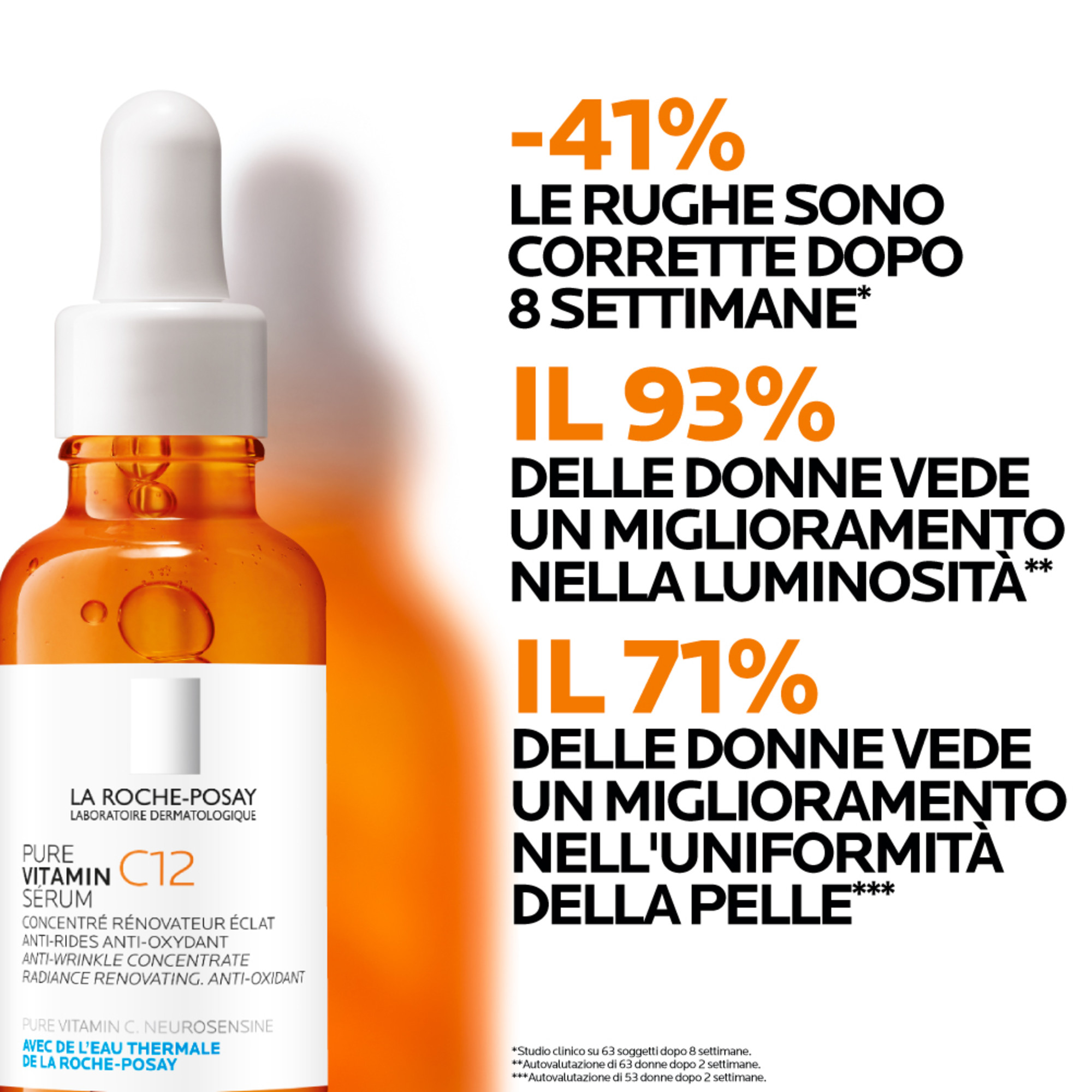 La Roche-Posay Pure Vitamin C12 Siero concentrato anti-rughe, anti-ossidante, illuminante 30 ml