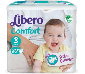 Libero Comfort Pannolini Taglia 3 Midi 5-9 kg 30 Pezzi