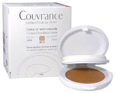Avène Couvrance Crema Compatta Colorata Oil Free 03 Color Sabbia SPF 30