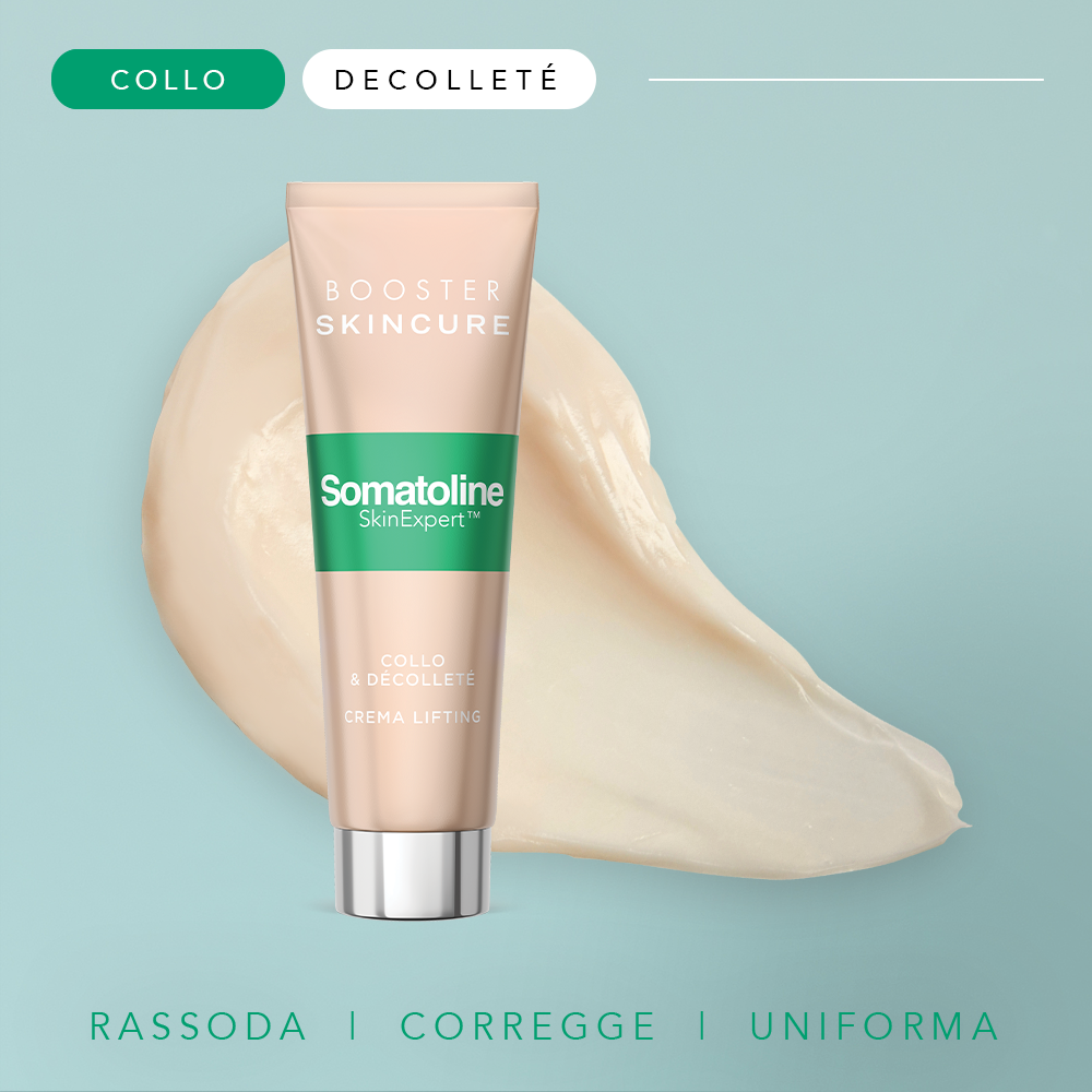 Somatoline SkinExpert, Skincure Collo e Décolléte Crema Lifting, Trattamento Viso   Anti-età,  Peptide Bioattivo   50ml