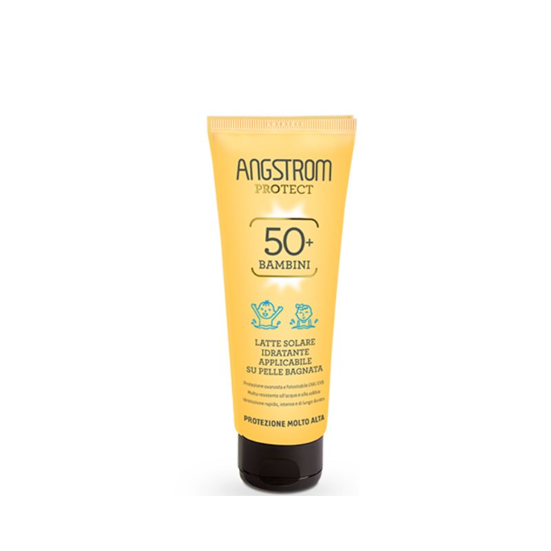 Angstrom Protect - Latte Solare Idratante Pelle Bagnata Bambini SPF50+ Corpo 250 ml