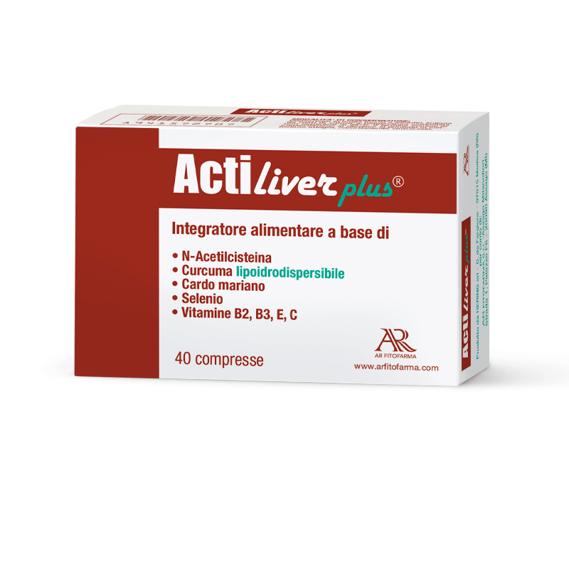 Actiliver Plus Integratore Antiossidante 40 Compresse