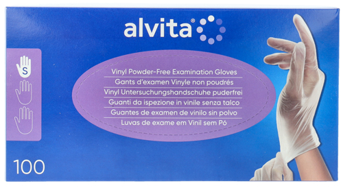 ALVITA GUANTI VINILE S/TALCO S