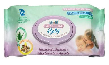 SALVIETTINE BABY ALOE 72PZ