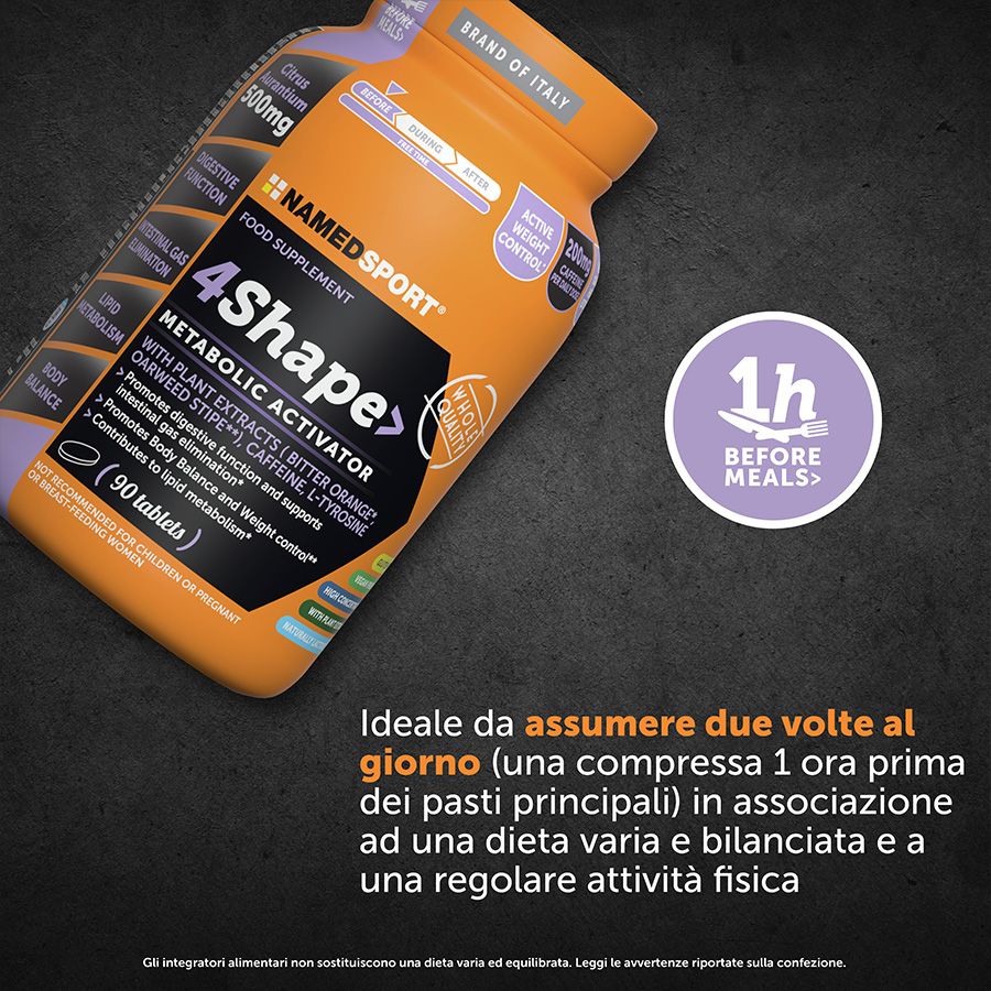 Named Sport 4Shape Metabolic Activator 90 Compresse - Integratore Per Il Metabolismo