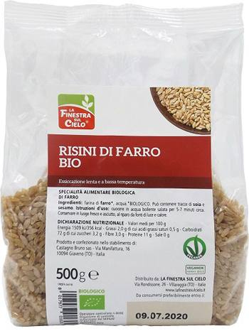 RISINI DI FARRO BIO 500 G