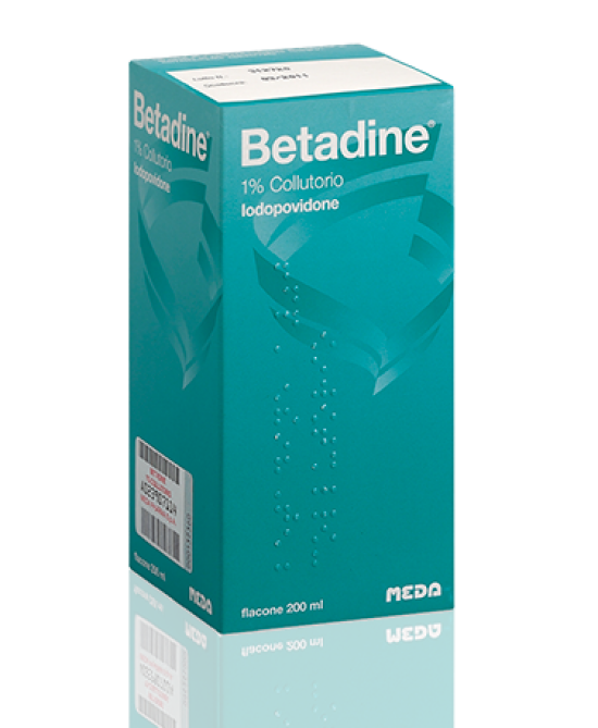 Betadine 1% Iodopovidone Collutorio Orale Flacone 200 ml
