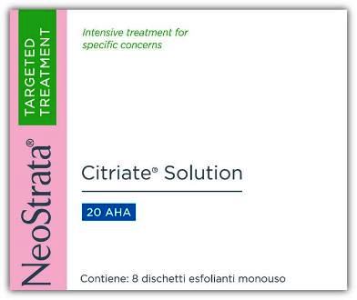 Neostrata Citriate Solution Pad Anti-imperfezioni 8 Dischetti Imbevuti Monouso