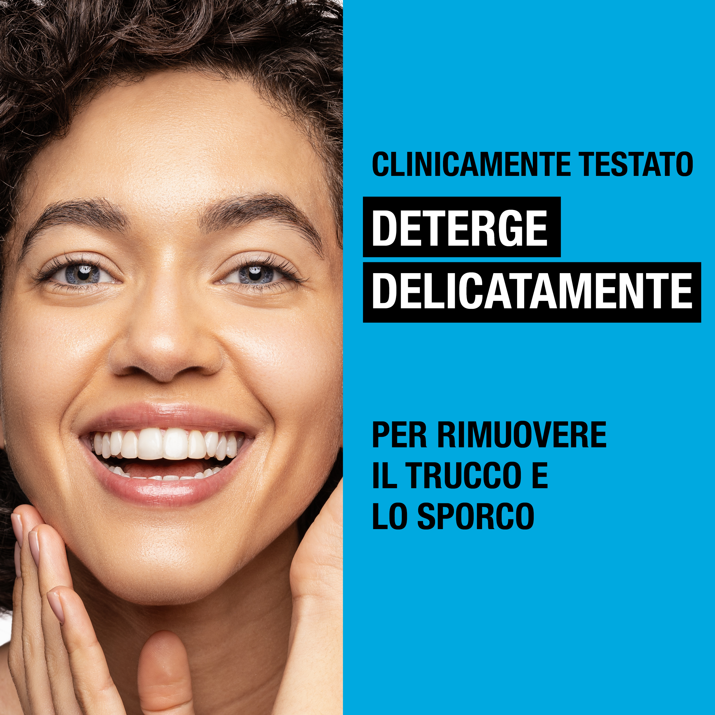 Neutrogena Hydro Boost Acqua Gel Detergente Viso 200 ml, Detergente schiumogeno ad azione struccante