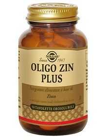 Solgar Oligo Zin Plus Integratore Difese Immunitarie 50 Tavolette 