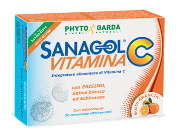 Sanagol C Integratore Vitamina C 20 Compresse Effervescenti
