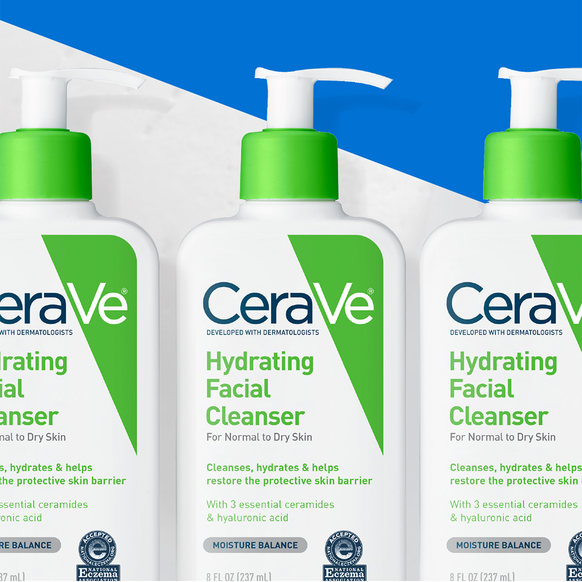CeraVe Detergente Idratante Viso Pelle da Normale a Secca, con acido ialuronico e ceramidi 236 ml