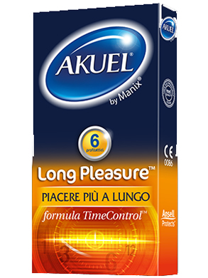 Akuel Preservativi Ritardanti Long Pleasure 6 Pezzi
