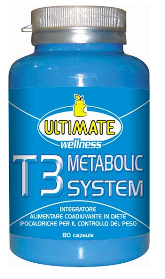 Ultimate Wellness T3 Metabolic System Integratore Dietetico 80 Capsule