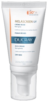 Ducray Melascreen UV Crema Solare Ricca SPF 50+ Protezione Viso Corpo 40 ml
