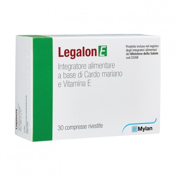 Legalon E - Integratore per la funzionalità epatica - 30 Compresse