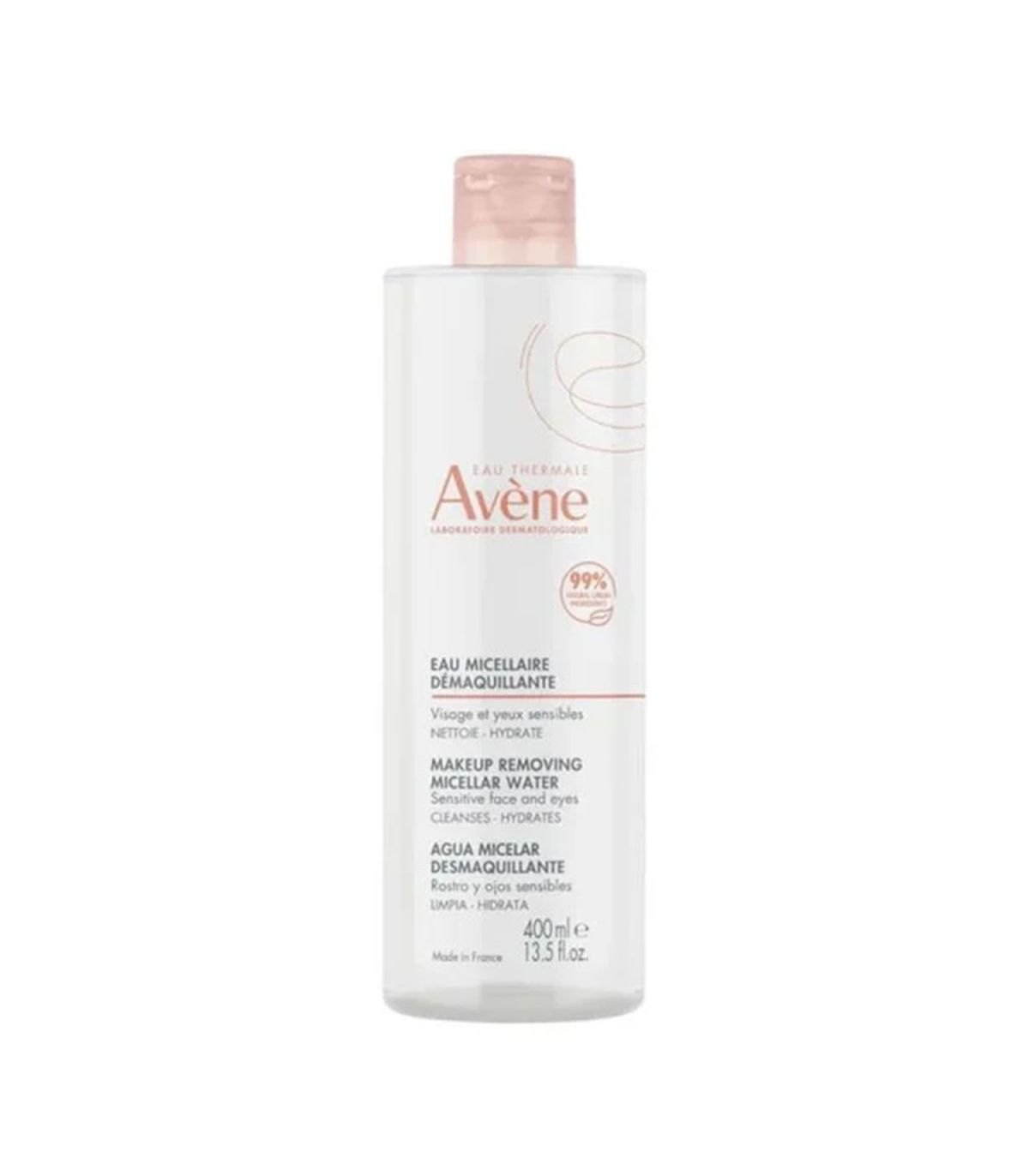 Eau Thermale Avène Acqua micellare struccante, deterge senza risciacquo, Pelle sensibile, 400ml 