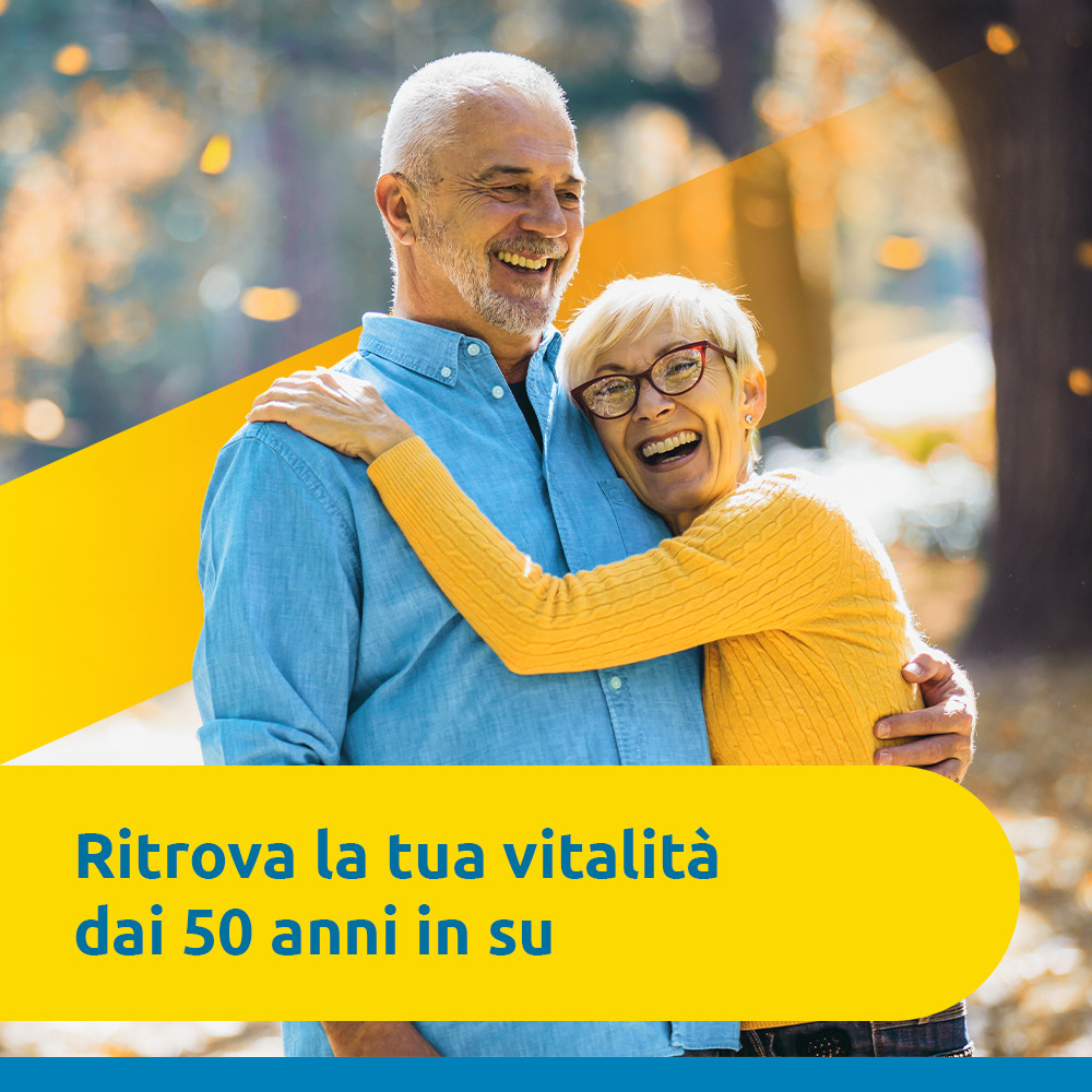 Supradyn Ricarica 50+ Integratore Multivitaminico con Vitamina C, Vitamina D, Minerali, Antiossidanti contro Stanchezza Fisica e Invecchiamento, Gusto Arancia, 90 Compresse Rivestite
