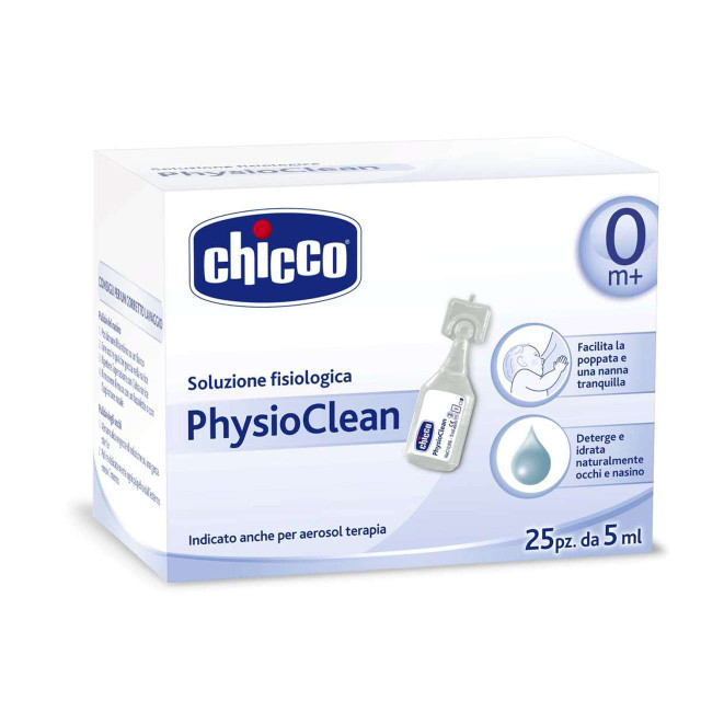 Chicco - Physioclean Soluzione Fisiologica 0M+ Confezione 25X5 Ml