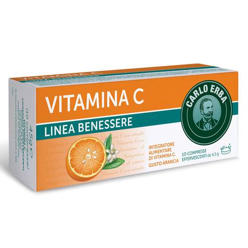 Carlo Erba Vitamina C Integratore 10 Compresse Effervescenti