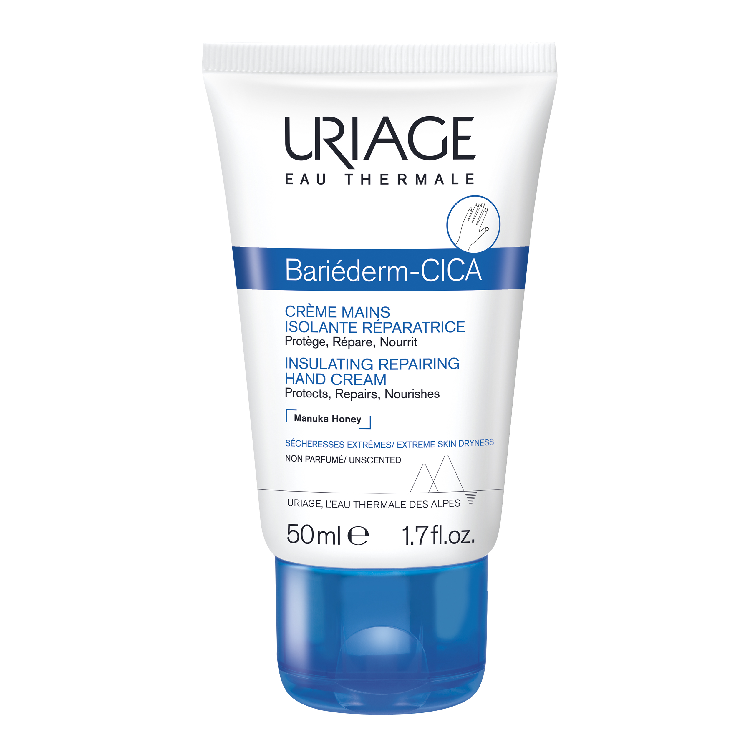 Uriage Bariéderm-Cica - Crema Mani Isolante Riparatrice Per Pelle Fragilizzata E Screpolata 50 ml