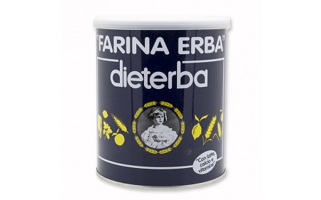 Dieterba Farina Lattea Integratore con Calcio e Vitamine 350g