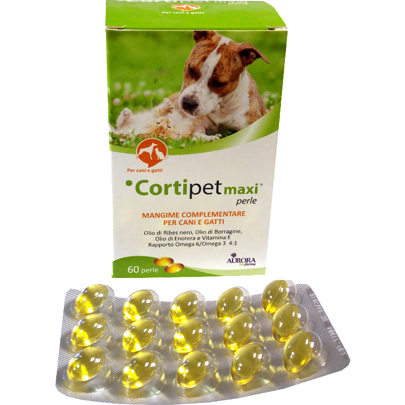 Cortipet Perle Maxi Integratore Irritazioni Cutanee Veterinaria 60 Perle