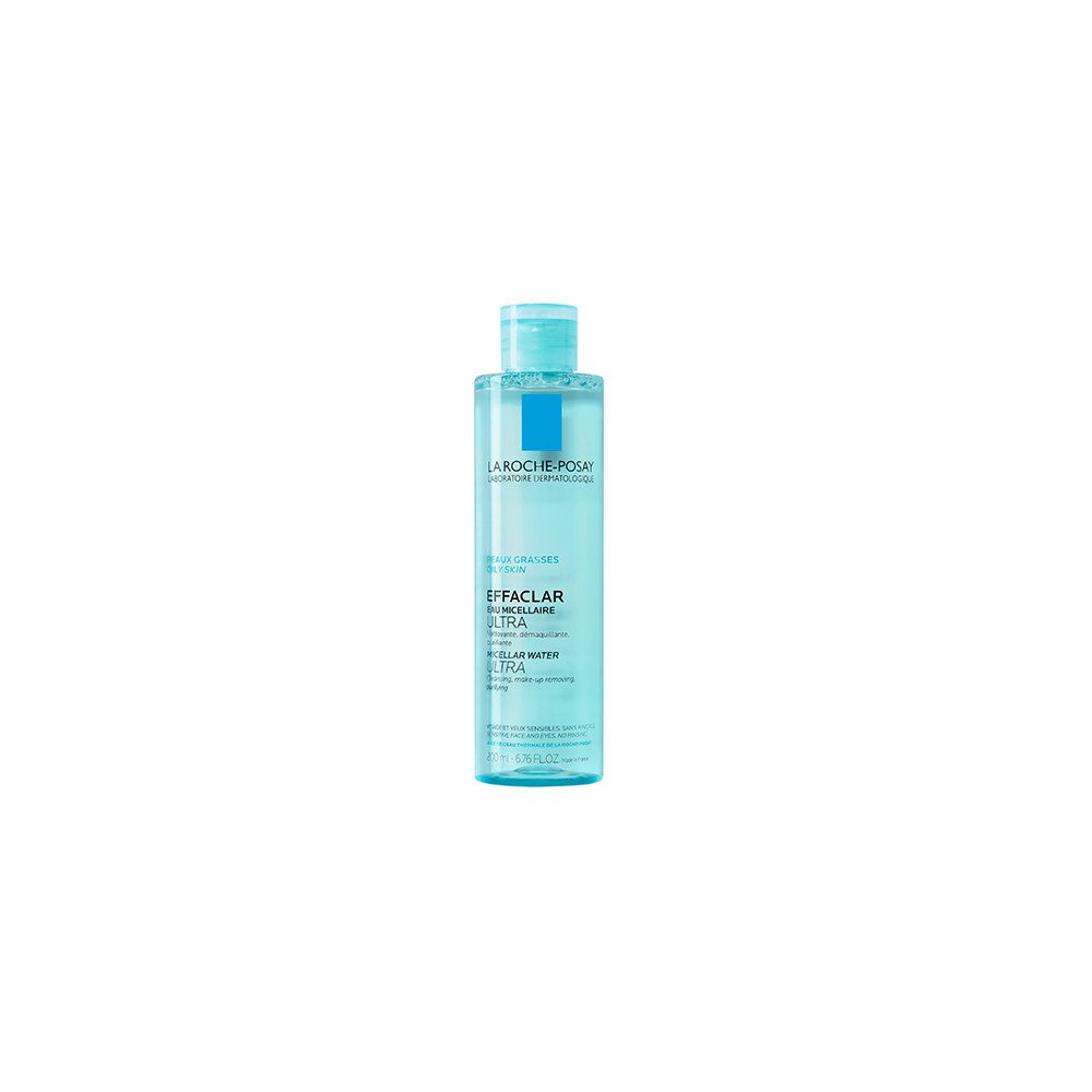 La Roche-Posay Effaclar Detergente Viso Acqua Micellare per pelle grassa per pelle mista, grassa o a tendenza acneica 200 ml
