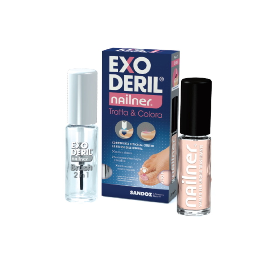 EXODERIL Nailner TRATTA& COLORA Tratta E Colora  Kit 2 IN 1