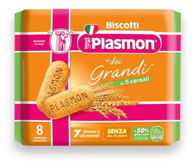 Plasmon Biscotto Dei Grandi Ai 5 Cereali 8 Pezzi 270 g