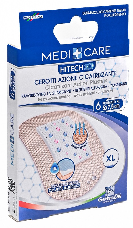 MEDICARE CER CICATR 7,5X5 6PZ